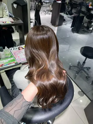 ロング レイヤー×艶髪🤎. 𝜗𝜚hitomiのヘアスタイル