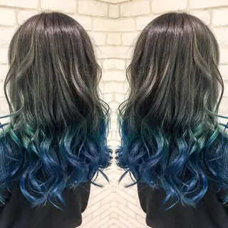 ロング カラー 廣島 隆弘のヘアスタイル