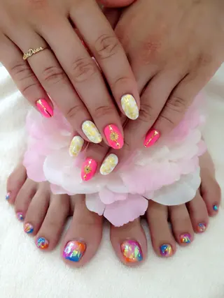 ネイル 🩵池袋heart nail🩵のネイルデザイン