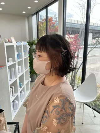 ショート ヘアアレンジ suehiro yunaのヘアスタイル