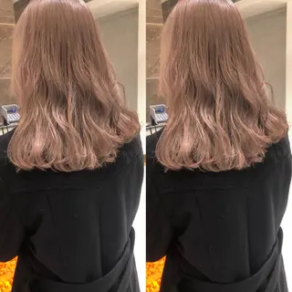 セミロング カラー ⭐️横浜ブリーチ特化 美容師　堤涼⭐️のヘアスタイル