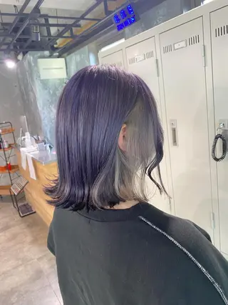 ミディアム カラー エフェクトブリーチ 🌟前澤啓太朗のヘアスタイル