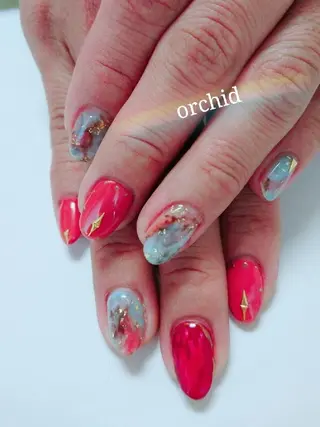 ネイル orchid ♡オーキッドのネイルデザイン