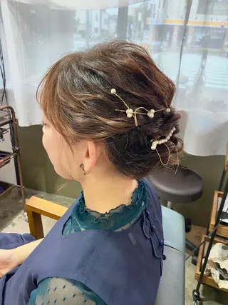 ヘアアレンジ MR.GOOD MORNINGフジイのヘアスタイル