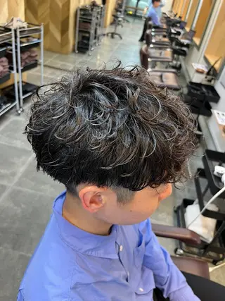 パーマ メンズ 【ボブ】縮毛矯正/ 船橋駅5分/鈴木杏美のヘアスタイル