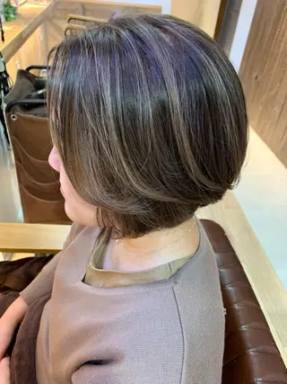 ショート カラー 船津武俊 フナツタケトシのヘアスタイル