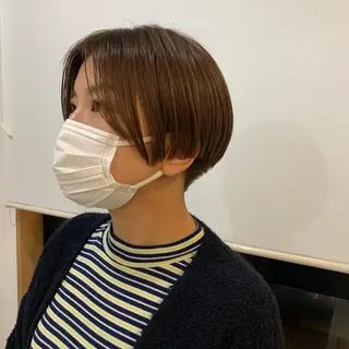 ショート コウノス マサコのヘアスタイル