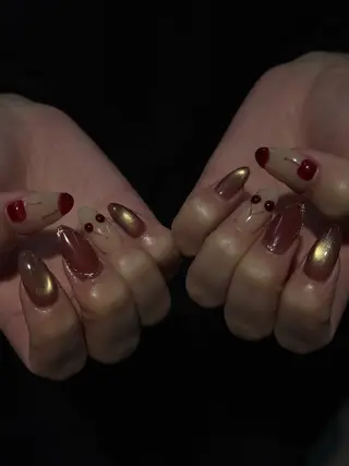 ネイル Agate miku🎀‧₊のネイルデザイン