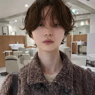 ショート カラー kakeru/ボブ パーマ/レイヤーのヘアスタイル