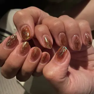 ネイル ざんねん負け犬ちゃん 南堀江のネイルデザイン