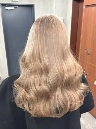 ロング カラー ブリーチ　ハイトーン 特化🌈フジタハルキのヘアスタイル