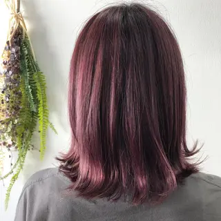 ミディアム カラー 美髪✨髪質改善特化 🦩対馬🦩のヘアスタイル