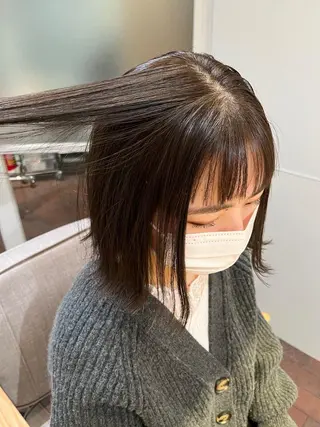ショート カラー 片岡 由依のヘアスタイル