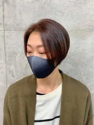 ショート カラー クセを最大限に活かす メンズパーマ奈良大祐のヘアスタイル