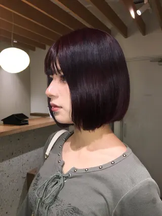 ショート ナイトウ コトのヘアスタイル