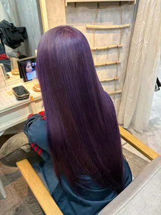 ロング カラー 内山 あすかのヘアスタイル