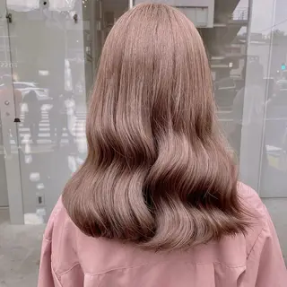 カラー トレンド暖色ヘア🍒 miu🍒のヘアスタイル