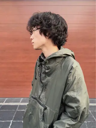 ミディアム メンズ モモセ ユメトのヘアスタイル
