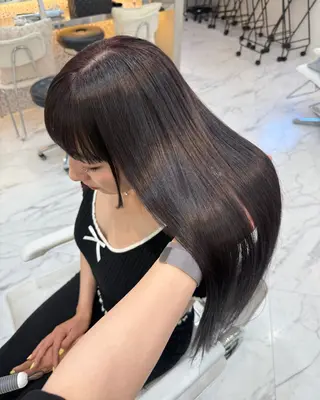 ロング 髪質改善×艶カラー / sayaka🤍のヘアスタイル