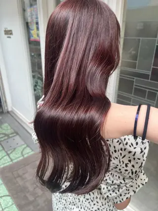 ロング カラー 堀川 希歩のヘアスタイル