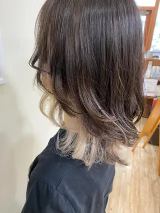 カラー SALOWIN栄 高須大貴のヘアスタイル