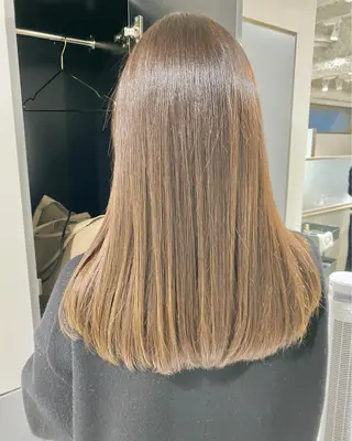 セミロング カラー LOVESTOIKE 堂本のヘアスタイル