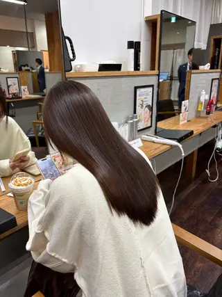 ロング ルプラボウ/豊川 篠島 みなみのヘアスタイル