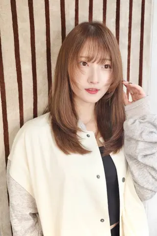 セミロング カラー ✨上品レディーなヘア スタイルへ✨髙木諒也のヘアスタイル