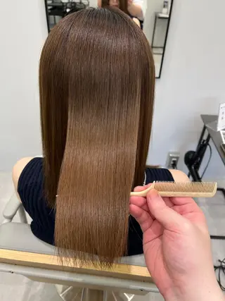 ロング 菅 樹希弥のヘアスタイル