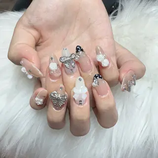 ネイル 🎀nana🫧 ワンホンネイル🎀のネイルデザイン