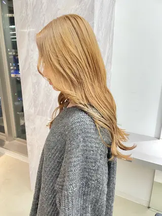 ロング 🎗副店長/井上 竜 ブリーチ指名No.1のヘアスタイル