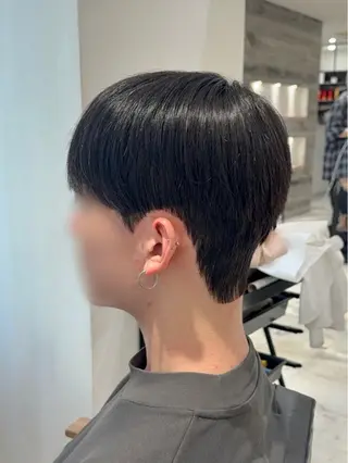 ショート カラー パーマ ヘアアレンジ メンズ パク・ボミン小野リエ 韓国ハーフ🦊のその他イメージ