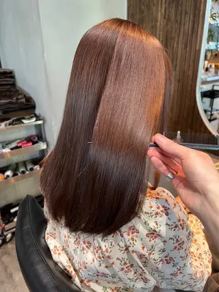 ロング カラー 艶髪レイヤー AZUSAのヘアスタイル