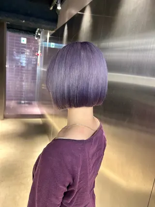ミディアム カラー ✅ケアブリーチ✅ トヨオカ ノブヒデのヘアスタイル