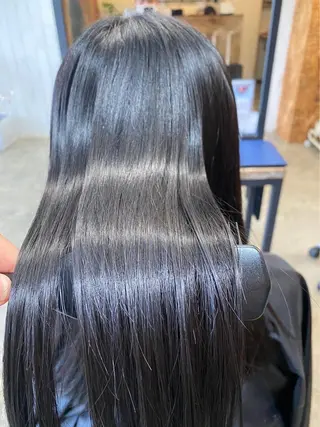 セミロング 森本 輝星のヘアスタイル