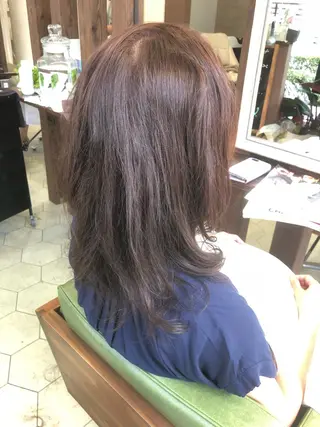 ミディアム カラー 堤太志 メンズパーマ特化のヘアスタイル
