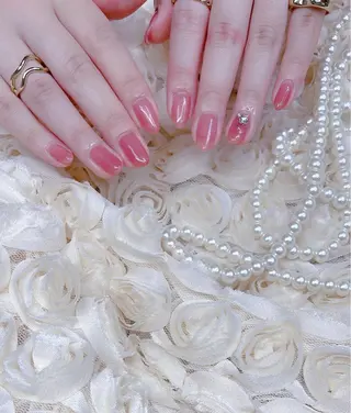 ミディアム めぐみのネイルサロン スタッフ練習のネイルデザイン