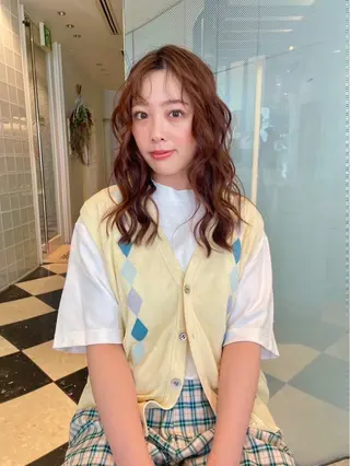 ロング 加藤 こゆきのヘアスタイル