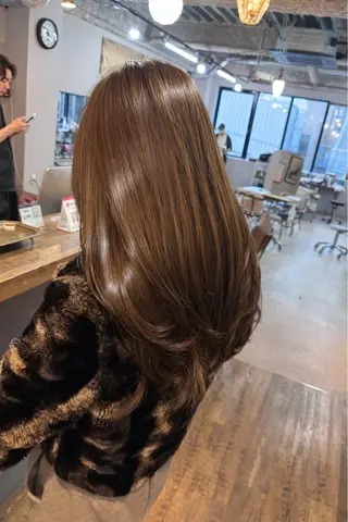 ロング ウシロダ メグミ /ボブ/透明感カラーのヘアスタイル