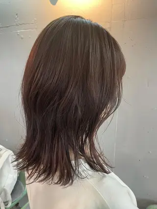 ミディアム カラー 🍀アレンジ簡単ヘア ☘️石田万里奈🍀のヘアスタイル