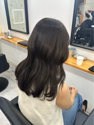 ロング カラー ヘアセット🎀透明感 カラーHiROEのヘアスタイル