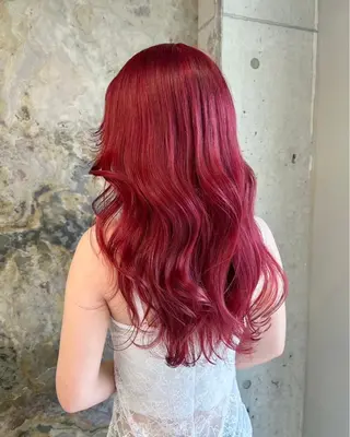 ロング カラー 大谷 百音のヘアスタイル