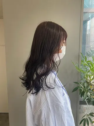 ミディアム カラー ヘアアレンジ ボブ /ニュアンス/ satomi🧸💖のヘアスタイル