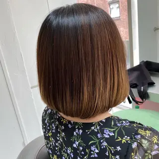 ミディアム equal銀座 黒田💚のヘアスタイル