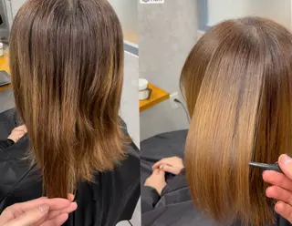 ミディアム 柏 暖也のヘアスタイル
