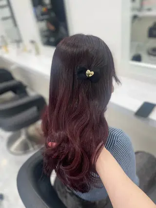 セミロング カラー 💗トレンドモテヘア Natsumi 💗のヘアスタイル