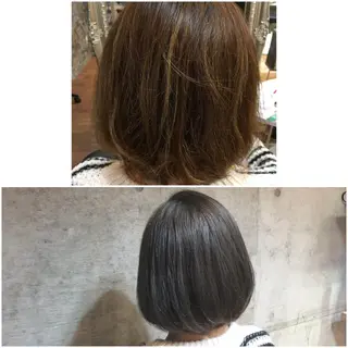 ショート クラッチムク博多小川 旭のヘアスタイル