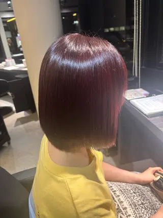 ミディアム 佐々木 輝人のヘアスタイル