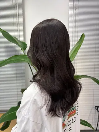 セミロング 櫻木李紗/暖色カラー 透明感カラーのヘアスタイル