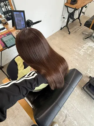 セミロング ひろし/髪質改善/ 縮毛矯正/透明感✨のヘアスタイル